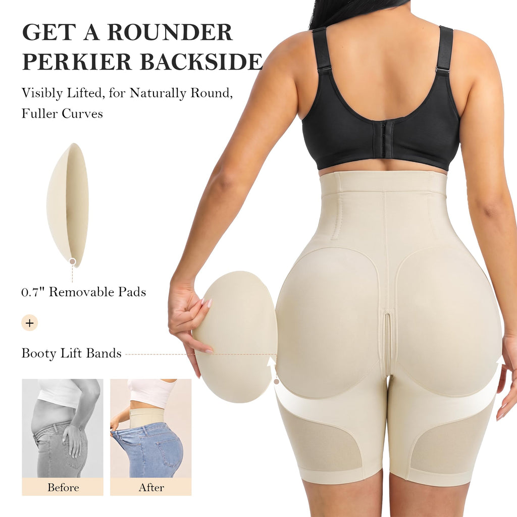 Hip Enhancer Faja Shorts Butt Lift Shapewear