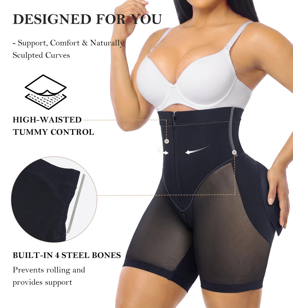 Hip Enhancer Faja Shorts Butt Lift Shapewear